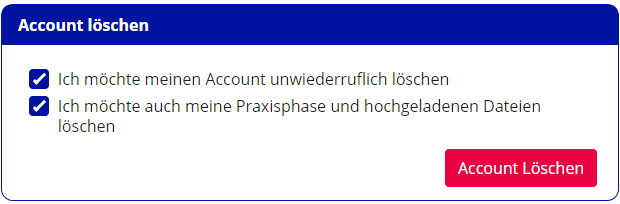 Account löschen